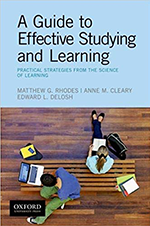 book cover for a guide to effective studying and learning