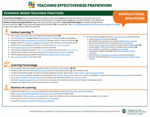Instructional strategies domain overview