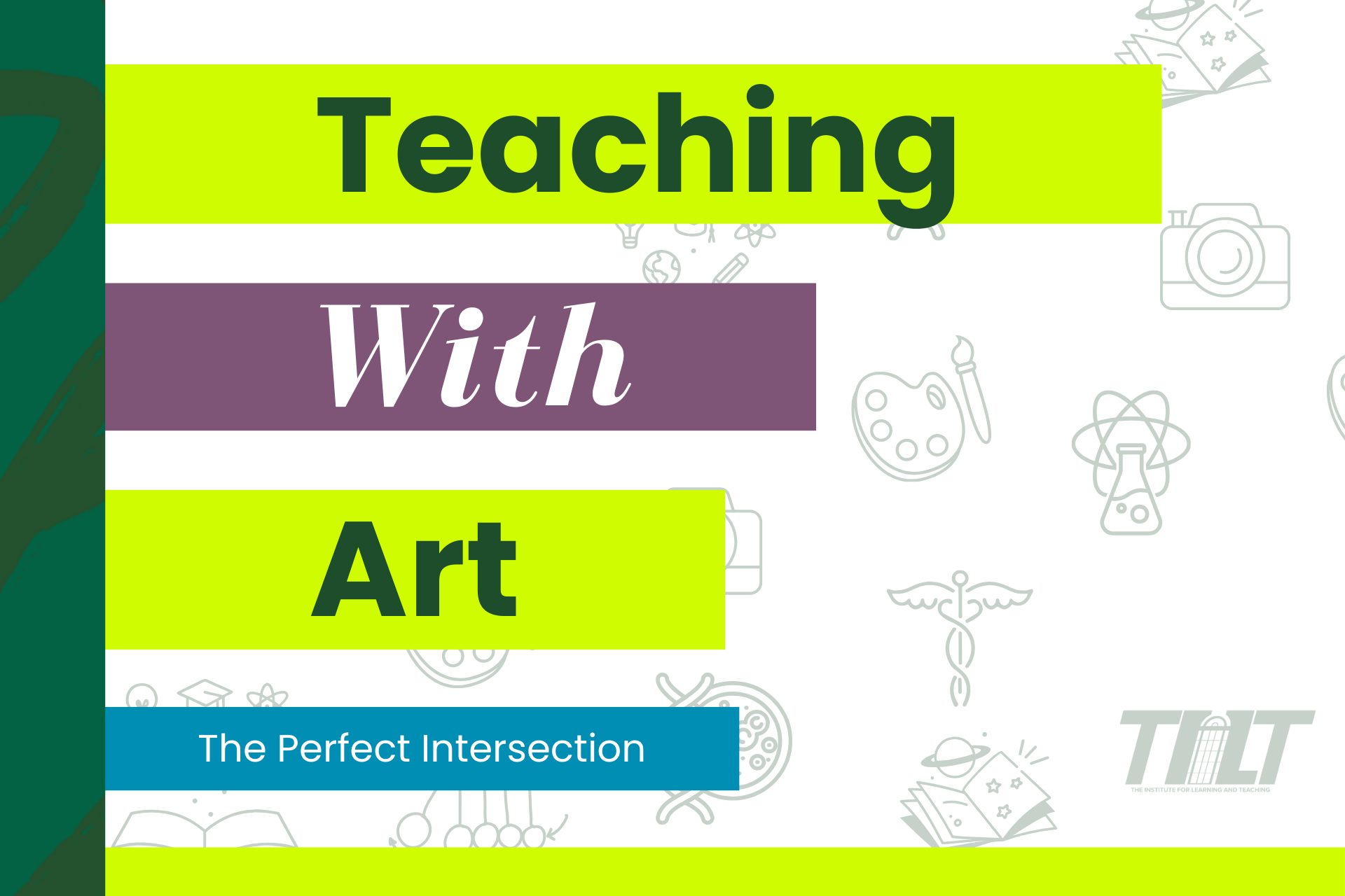 Teaching with Art: The Perfect Intersection. Creative workshops that use visual art and artistic practices to foster reflection, dialogue, and new perspectives on teaching, learning, and student experience.