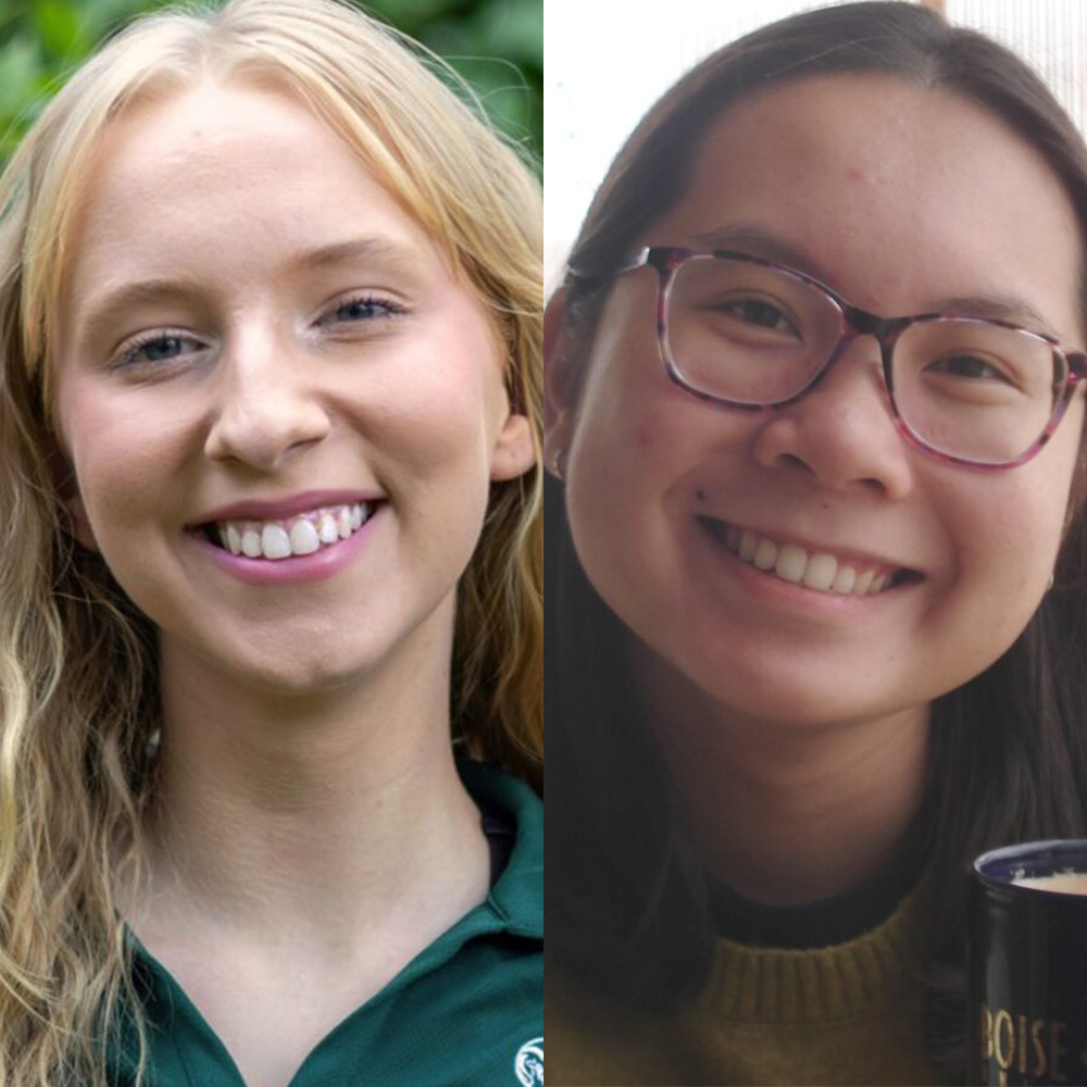 Isabella Hamner and Kylee Pham headshots