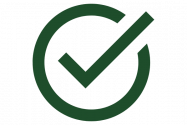 Colorado State green checkmark icon